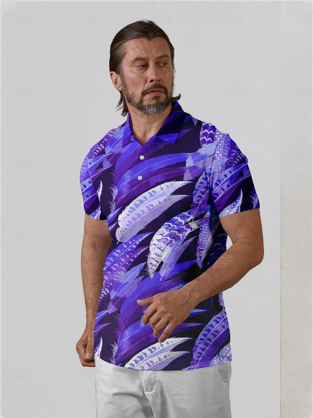 Wildlife Party Men's Polo Top UPF50+