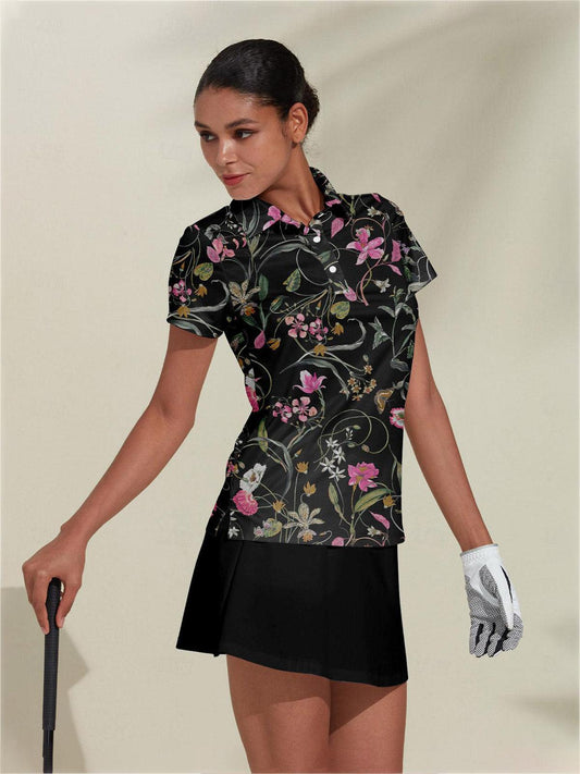 Botanical Energy-Polo Top UPF50+ - Acegolfs