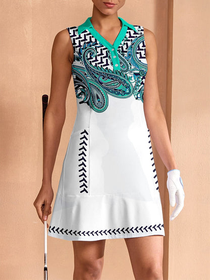 Pretty Feminine Ruffle Dress For Golf Pickleball & Tennis