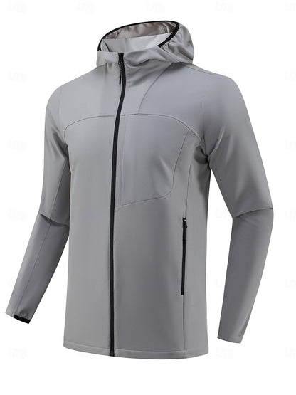 More Than Basic Men's Golf Full Zip Pocket Jacket