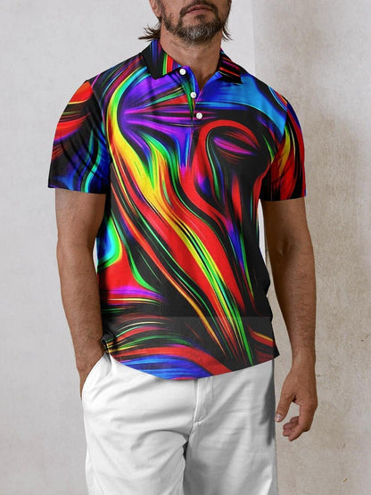 Air brush-Men's Polo Top UPF50+ - Acegolfs