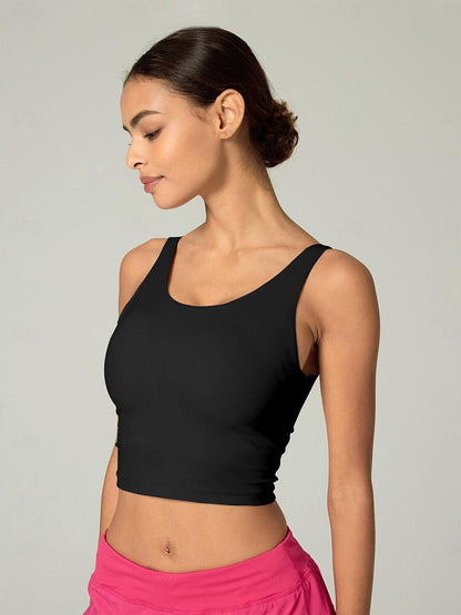 Chic Cropped Tank Top Ropa Golf Mujer