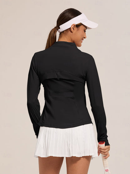 Chic Slim Fit Chaqueta Sun Protection Ropa Golf Mujer