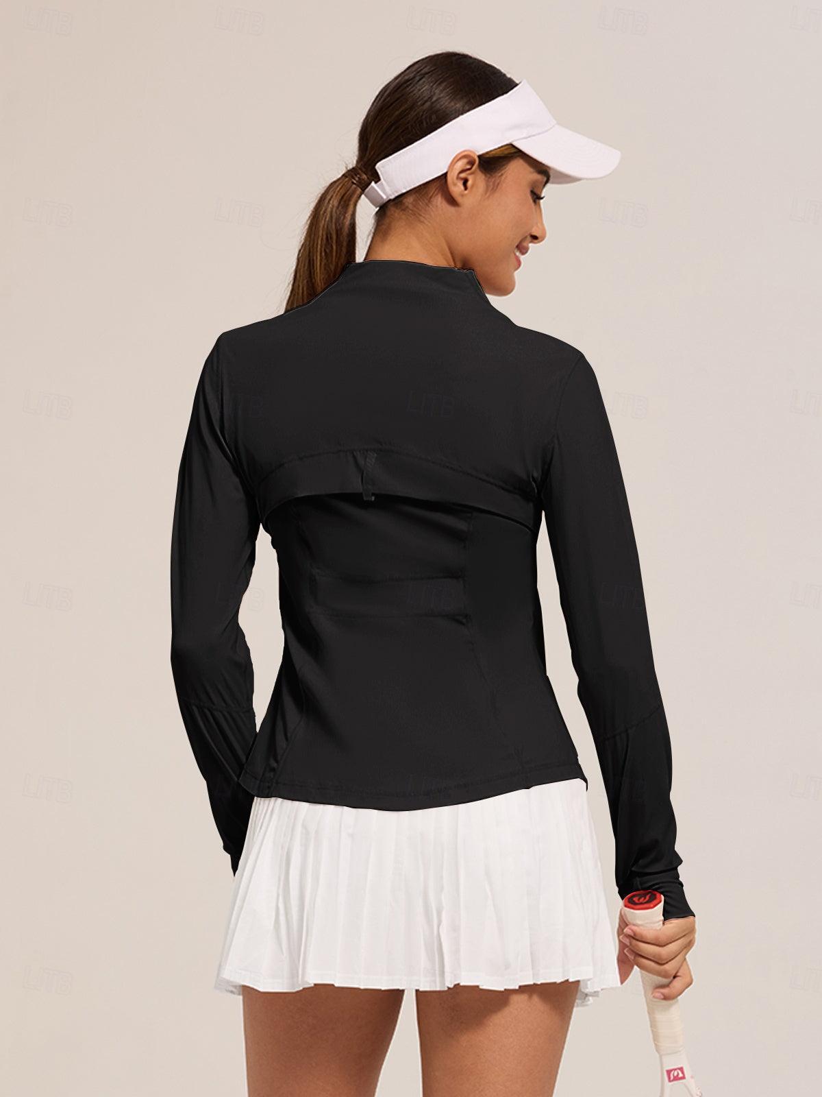 Chic Slim Fit Giacca Protezione Solare Abbigliamento Golf Donna