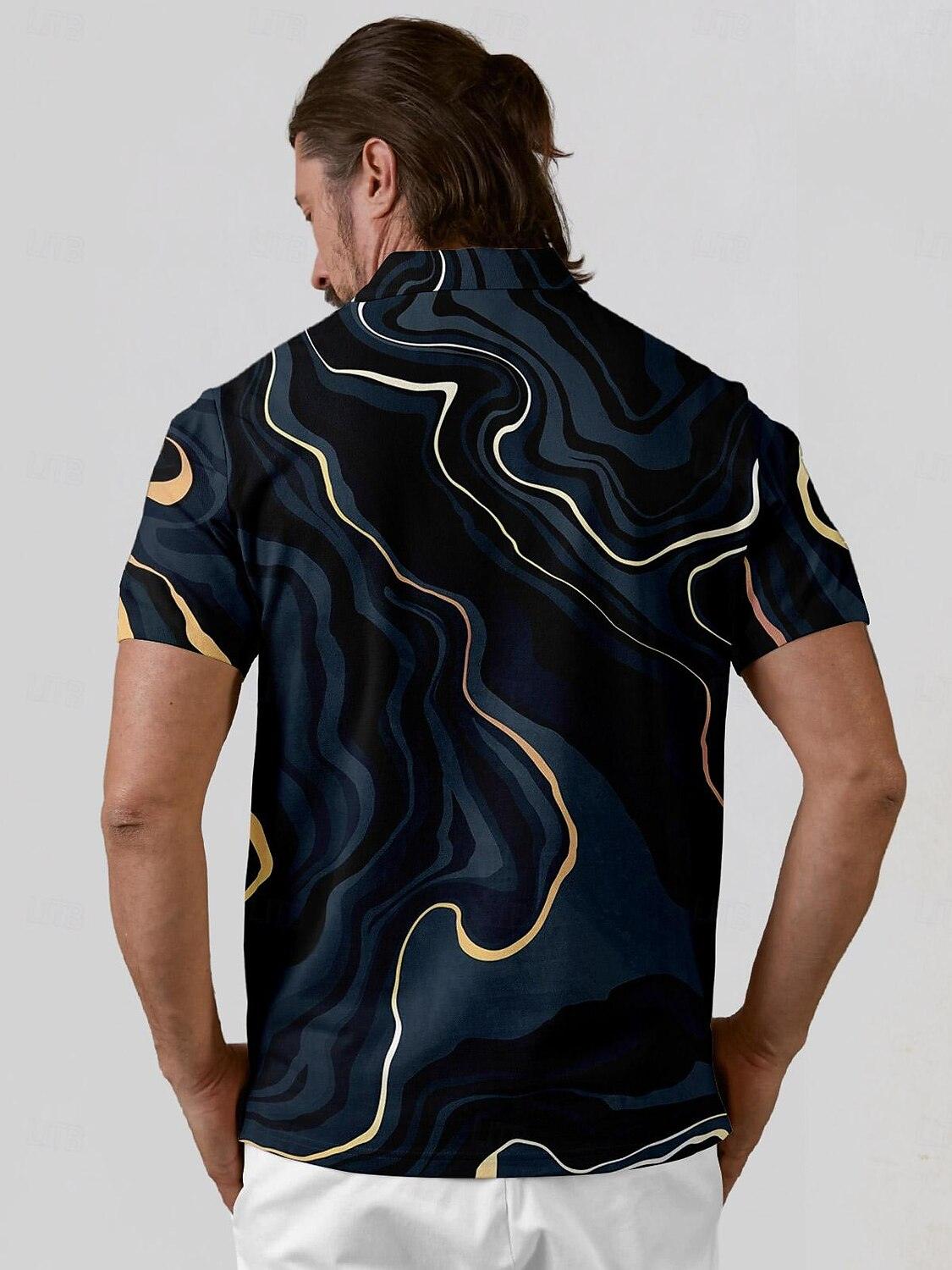 Inked Skins-Men's Polo Top UPF50+ - Acegolfs