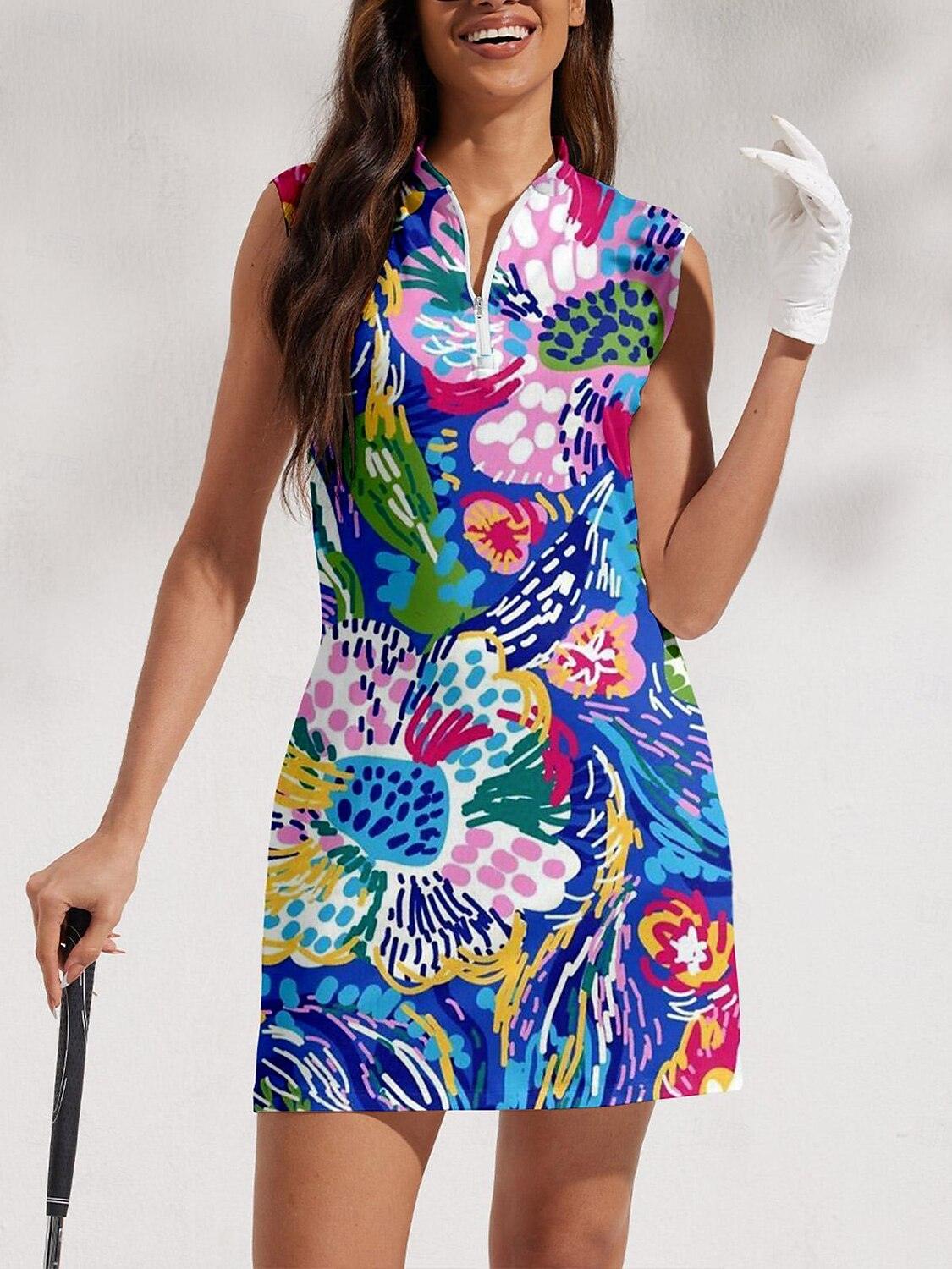 Hyped-up Tropical-Dress UPF50+ - Acegolfs