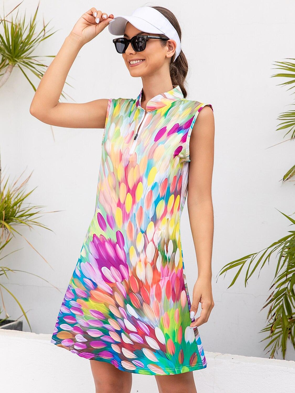 Hyped-up Tropical-Dress UPF50+ - Acegolfs