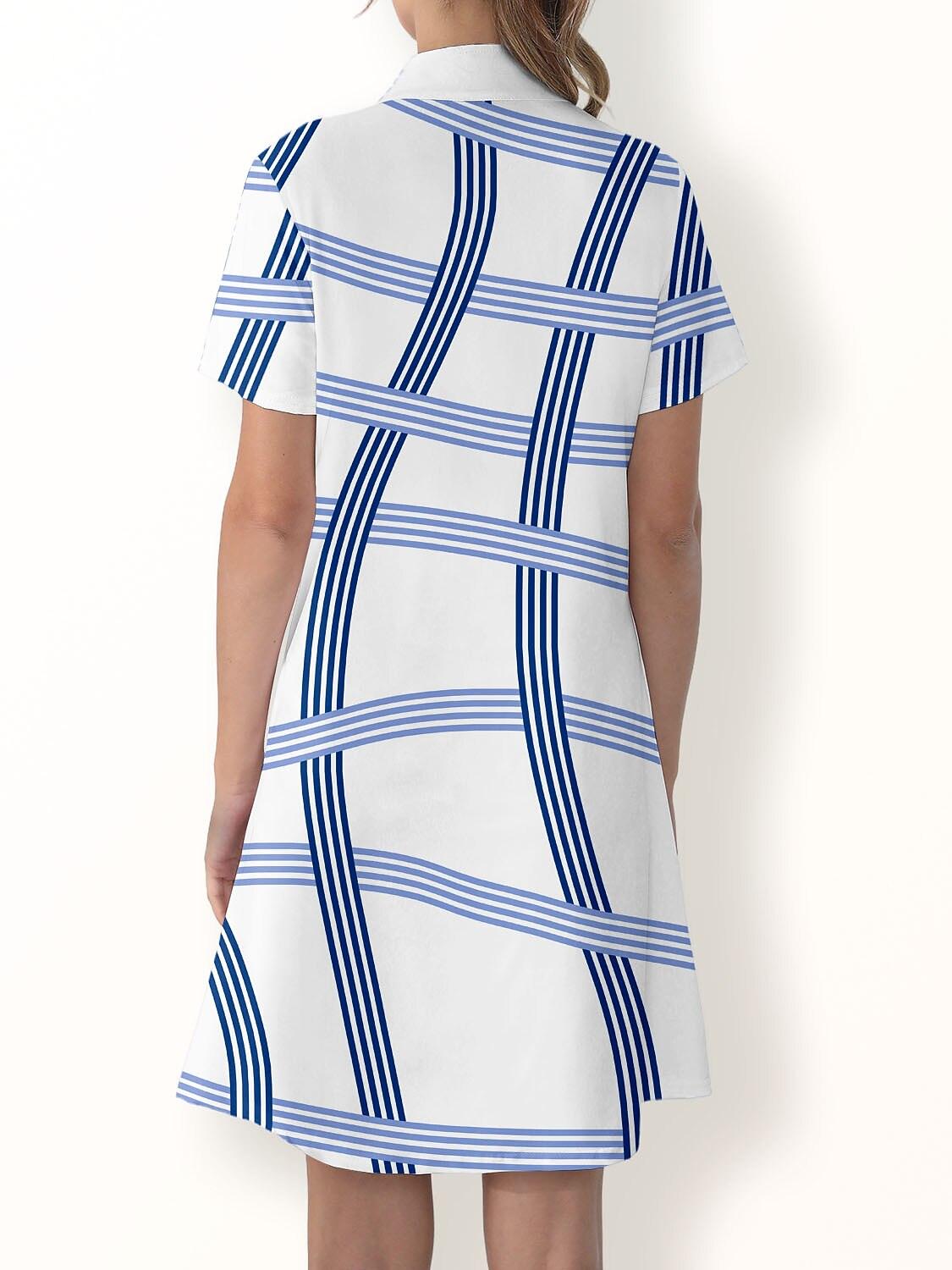 Playful Nautical-Dress UPF50+ - Acegolfs